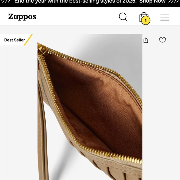 Hobo - Tan Leather Card Holder Wallet - Picture 3 of 5